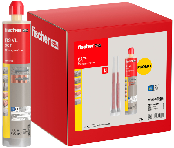 Fischer Montagemörtel VL 300 T Promo Injektions Verbundmörtel 300 ml