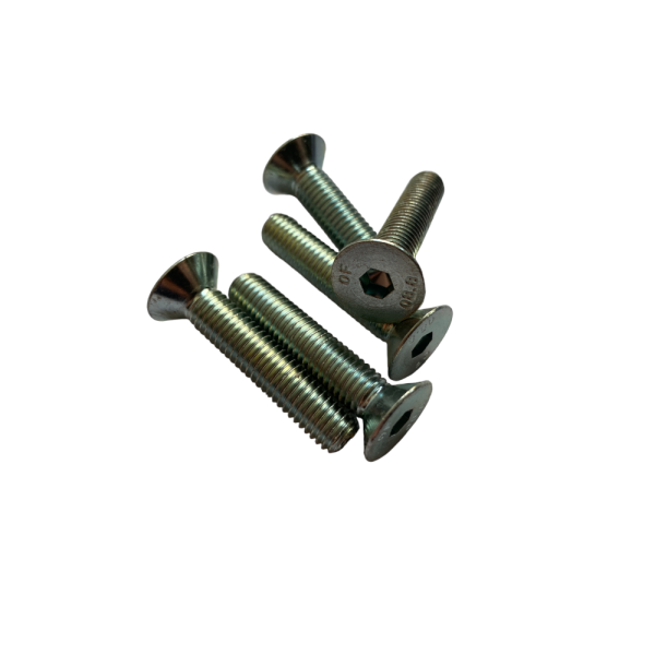 Senkkopfschrauben M 4 x 20 DIN 7991 verzinkt 8.8 - 25 Stück