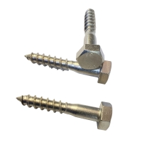 Sechskant Holzschraube 8 x 150 DIN 571 A2 - 25 Stück