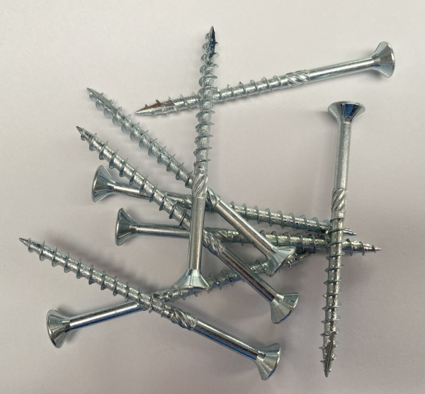 Holzbauschrauben 5 x 80 mit Torx 25 verzinkt Senkkopf - 200 Stück